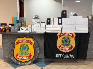 Polícia Federal apreende carga milionária de produtos estrangeiros no Triângulo Mineiro